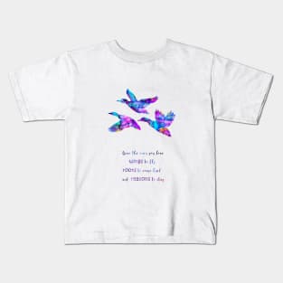 Flying ducks Kids T-Shirt